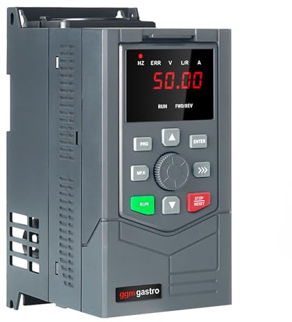 GGM Gastro Frequenzumrichter 1,5 kW 230V | Präzise Drehzahlregelung, konstantes Drehmoment, vielseitige Schnittstellen, integrierter PID-Regler, sofort einsatzbereit