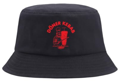 Zeayebsr Döner Kebab Chapeau de pêche humoristique Chapeau de soleil Chapeau de soleil Chapeau de snack-brochette Majorque