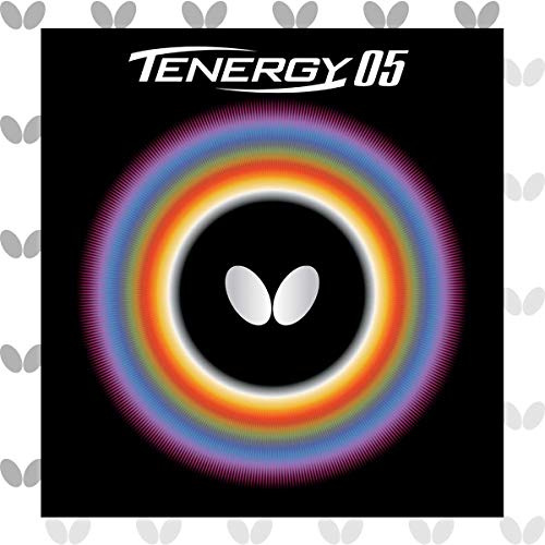 Butterfly Tenergy 05 Table Tennis Rubber | Butterfly Table Tennis Rubber | 1.7, 1.9, or 2.1 mm | Red or Black | 1 Table Tennis Racket Rubber Sheet | Professional Table Tennis Rubber