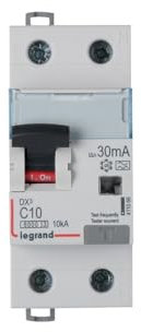 LEGRAND, DX3 FI/LS-Schalter C-Charakteristik, 16A, 1P+N, 6kA, 30mA, Typ A, 230VAC, 2 Teilungseinheiten, 411061