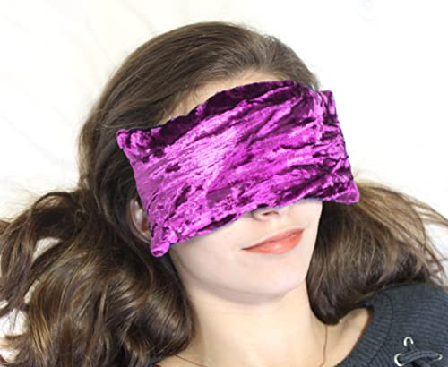 Candi Andi Eye Pillow - Flax Seed Fill - Unscented - Majestic Purple
