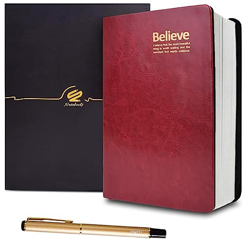KXF 720 Pages Extra Super Thick Writing Journal for Women Men with Gift Box Pen Vegal Leather Lined 720 Pages Travel Diary Notebooks Gift for Birthday Christmas Holiday Writing Notepad Daily Planner