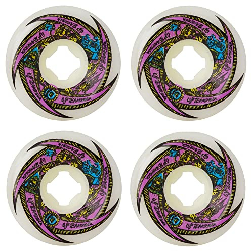 OJ Wheels OJII Skateboard-Räder Teamrider Original 95a weiß 57mm