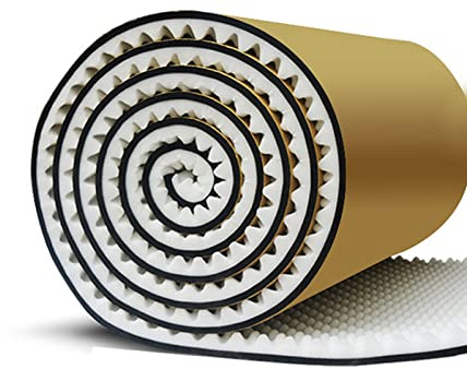 HARICSET 7cm D'épaisseur Isolation Phonique Panneau D'absorption Acoustique Panneaux Acoustiques pour Traitement Acoustique et Décoration Murale(Color:Blanc)
