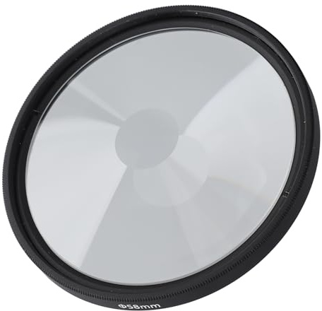 Filtro per Obiettivo Fotocamera con Prisma a da 58 Mm, Filtro per Effetti Speciali in Vetro Ottico Obiettivo per Fotocamera Fotografica, Rivestimento Multistrato
