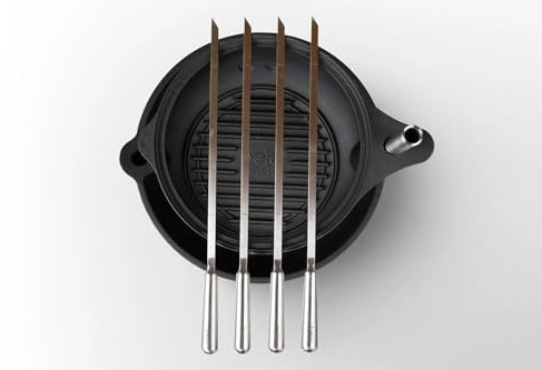 Bola Brochettes | Brochettes de grillades plates pour le grill Bola