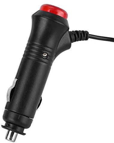 Cigarette Lighter Power Plug Cigarette Power Cable for Cars 12V-24V Cigarette Lighter Plug Adapter Cable ONOFF Switch 3A Included ABSCopper Material Wire Can Extend 1.2