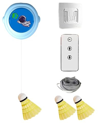 Badminton-Rebound-Trainer, elastisches Trainingsgerät, verstellbares Badminton-Set, Solo-Badminton-Trainer, Badminton-Übungsausrüstung, Trainings-Badminton-Set, Badminton-elastische Werkzeuge, Badmint