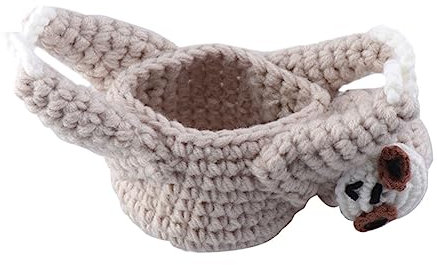 Toyvian Maceta Colgante Ganchillo Soporte Plantas Suculentas Decoración Interiores y Exteriores Cactus y Plantas de Aire