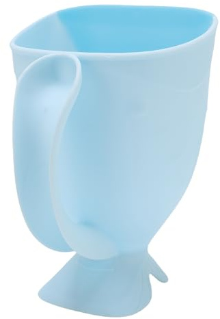 TYTOGE Schampo Bath Rinser Cup, Easy Grip Handle Baby Bath Rinse Cup, Portable Hair Body Washing Rinser Cup för Barn