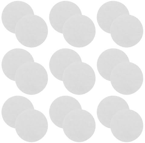 ZUNOXAZ 30 Pezzi Tamponi in Fibra Assorbente per Oli Essenziali, Cuscinetti Bianchi 22,5x3mm per Diffusore Auto, Assorbenti senza Profumo per Ricarica Essenze Aromatiche Interni Vettura