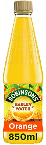 Robinsons Bottiglia per bevande alla frutta, 850 ml, arancione orzo, confezione da 8