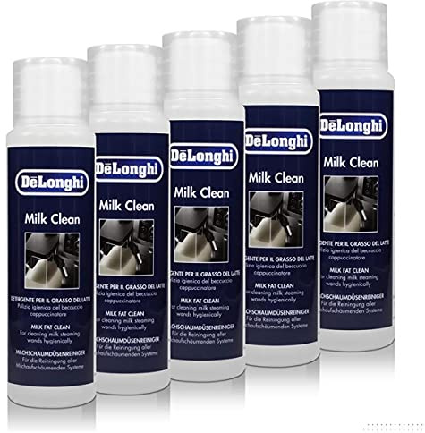 5x DeLonghi SER 3013 Milchschaumdüsenreiniger 250ml für Kaffeevollautomaten