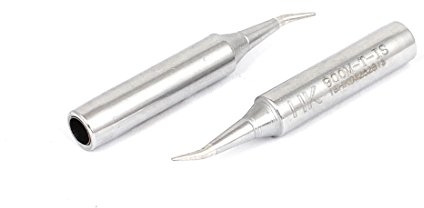 sourcing map 900M-T-IS Rework Station Tool Curved Soldering Solder Iron Tip 2pcs