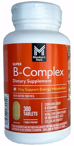 Members Mark Super B-Complex Dietary Supplement (300 Count)