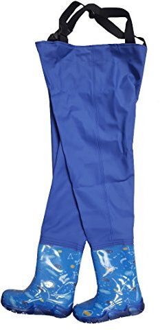 TAMS Kinderwathose Dunkelblau 22/23 Matschhose Kinder wathose Anglerhose Fischerhose Spielhose