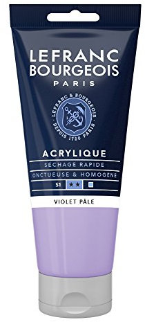 Lefranc Bourgeois Acrílico, Violeta pálido, 80ml Tube