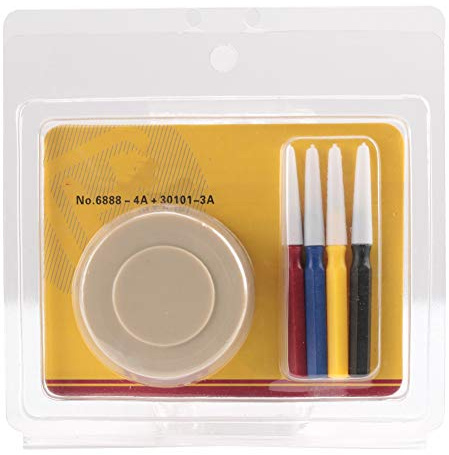 Ensemble de 4 Oilers Kit de réparation de Montre en Plastique, Watch Oil Cup Watch Stylo à Huile Outil de réparation pour horloger de Remplacement de la Bande de Montre