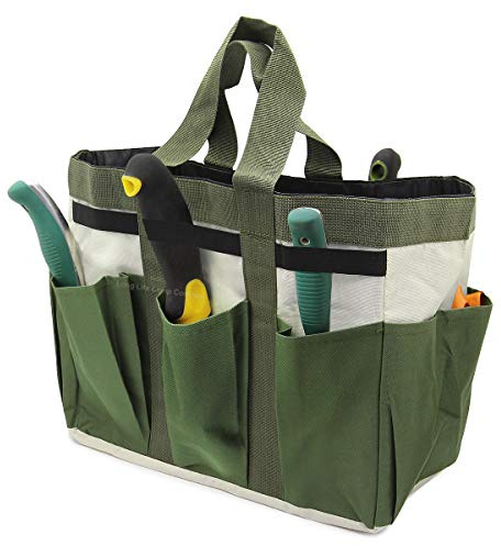 Garden Tool Bag Organizer Heavy Duty 8 Pocket Gardening Hand Tool Storage GTB01F