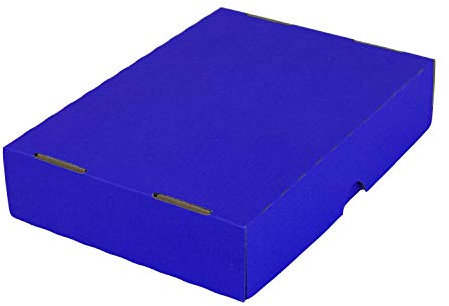 1 Geschenkschachtel mit Deckel Blau | 2-tlg | 238x175x51mm