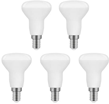Caldarax R50 Reflektorlampe 5W E14 LED Lampe Warmweiß 2700K, R50 E14 LED Strahler Ersetzt 40W Glühbirne, E14 Reflektor Energiesparlampe, Nicht Dimmbar, 475LM, 5er Pack
