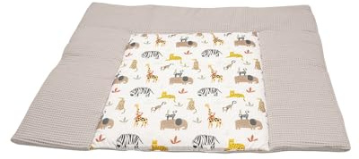 ULLENBOOM Wickelauflage 85x75 cm - Waschbar und für unterwegs geeignet | Außenmaterial: 100% Baumwolle, Alle Materialien OEKO-TEX zertifiziert, Made in EU, Schadstoffgeprüft
