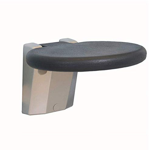 Wandmontierter Duschsitz PU Klappbarer Badehocker Badezimmer Duschhocker geeignet (rund)
