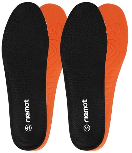 riemot 2 Par Skoinlägg Herr Dam, Mesh Memory Foam för Sneakers Svart EU 41