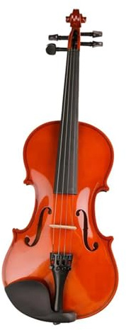 Violine Akustische Geige Aus Massivem Holz In Originalgröße Mit Koffer Bogensaiten Und Komplettem Zubehör Für Anfänger Und Geigenlerner(1/8)