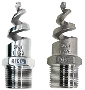 1/4'' - 2'' Spiralkegel Zerstäubungsdüse Spray Sprinkler 316 Edelstahl Außengewinde Wasserrohrverschraubung Gelenkverbinder(Original,1/2)