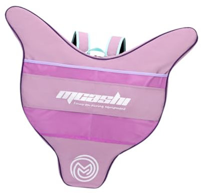 Aymzbd Schwimmflossentasche, Meerjungfrauenflossen Rucksack, Tragetasche für Trainings Tauchausrüstung, Aufbewahrungstasche, Monoflosse, Tragetasche Zum Schn, Violett