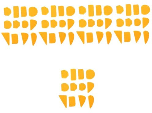 DOITOOL 5 Series Molde De Mango De Taza Herramienta Para Hacer Asas De Tazas Molde Taza Moldes Para Taza De Arcilla Formas De Arcilla Moldes De Copa De Cerámica Eva Amarillo 12 Piezas X 5
