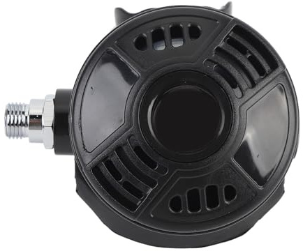 Wangcmcol Tauchregler Multifunktionales Mundstück aus lebensmittelechtem Silikon Explorer Diving 2. Stufe Atemregler (Schwarz)