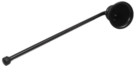 MYXP Long Candle Extinguisher Snuffer,Bell-Shaped Candlesnuffers - Stainless Steel Wick Flame Snuffer - Gift for Candle Lovers(Black)