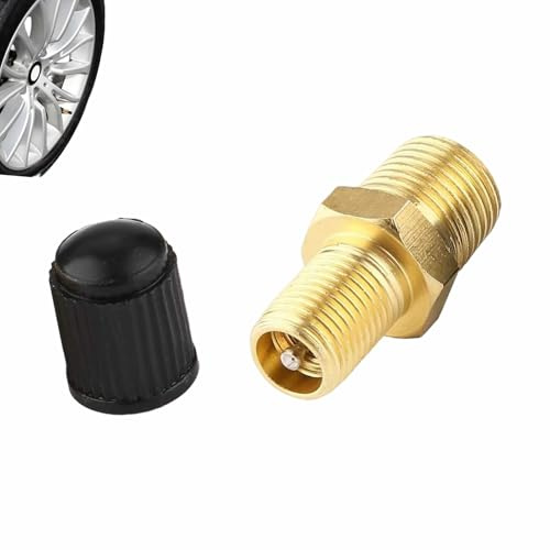 Valve de Réservoir 1/4 NPT Valves De Remplissage De Réservoir Compresseur | Schrader D'air en laiton Schrader Valve Schrader en laiton pour Voiture Auto Pneu