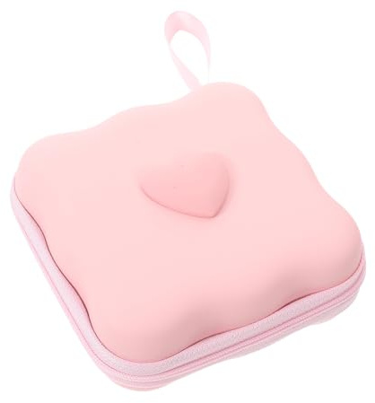 Garneck Portable, and Odor Isolation Technology Sanitary Napkin Storage Bag with Zippered Multicompartment Design Eva Material Feminine Hygiene Pouch for Bathroom Storage and Office