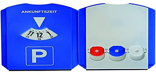UNITEC KFZ 84501 UNITEC Multifunktions-Parkscheibe, aus Kunststoff, blau