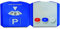UNITEC KFZ 84501 UNITEC Multifunktions-Parkscheibe, aus Kunststoff, blau