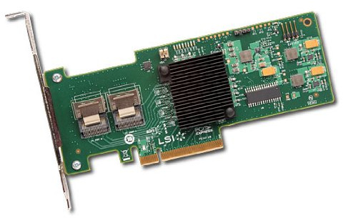 LSI MegaRAID SAS 9240-8i RAID Controller (SATA, PCI Express x8, Half-height (low-profile), 0, 1, 5, 10, 50, JBOD, LSI SAS2008, 6 GB/s)