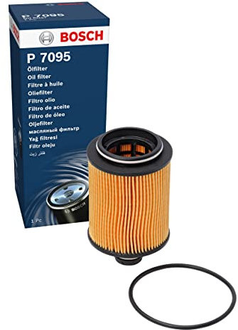 Bosch P7095 Car Oil Filter - Separates Soot and Metal Particles from Engine Oil - Provides Reliable Engine Lubrication
