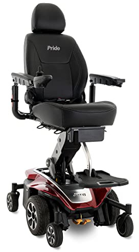 Pride Jazzy Air 2 (Ruby Red)- Includes Joystick Cover, Chair Cover, ARM Bag!