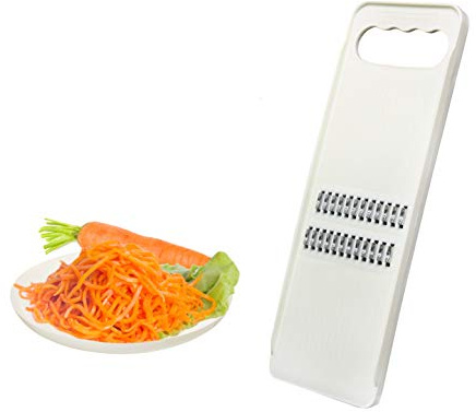 Koreanische Karottenreibe Salat Weiß + Rezept Russisch Ukrainische Reibe Hobel