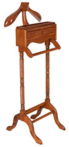 Mahogany Valet Solid Wood Butler Clothes Stand Antique Mar192 Palazzo Exclusive