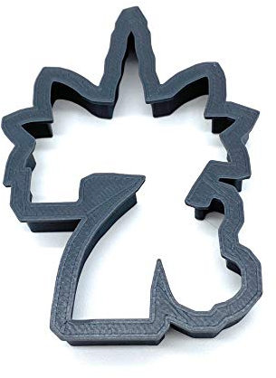 Number 7 Seven Unicorn Cookie Cutter Fondant Cake Decorating (4 inches)