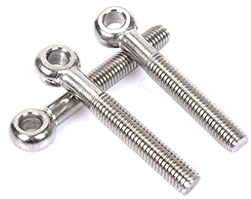 BOZONLI Pernos de ojo, Pernos de anillo, Perno de ojo de elevación de maquinaria de acero inoxidable, M12×40mm,2 pcs