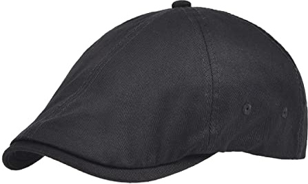 oonui Schiebermütze Herren Twill Cotton Ivy Flat Cap Herren Damen Casual Driver Cabbie Elastische Verstellbare Boina Baskenmützen Für Herren Frühling Sommer