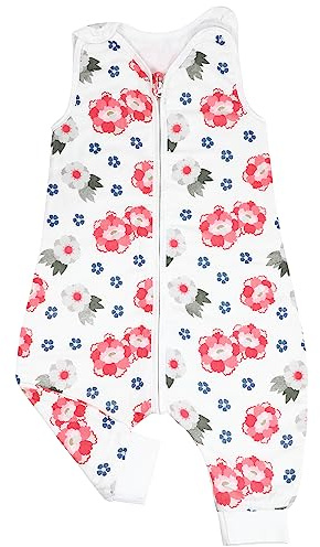 FLYISH DIRECT Babysack 0.5 Tog, 70% Bambusviskose + 30% Baumwolle, Supersoft und Atmungsaktiv