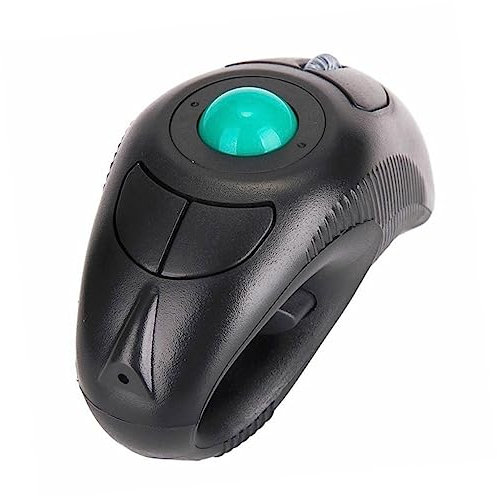 Mobestech 2.4g Cordless Mouse Wireless Trackball for Usb Port Silent Mouse Thumb Operated for Easy Use