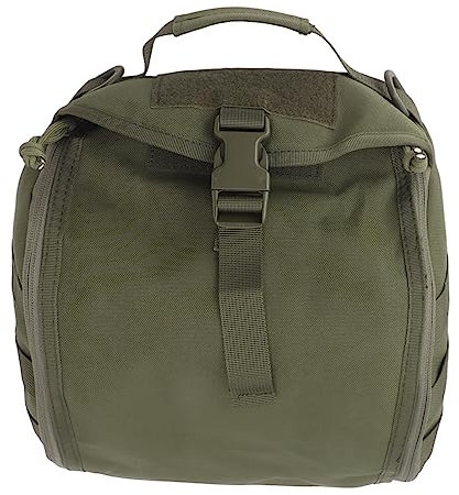 Tanant Motorrad-Rucksack, wasserdichte Helm-Aufbewahrungstasche, Helmhalter mit Großer Kapazität für Motorräder, Fahrrad-Helmtasche für Camping, Wandern(OD Grün)