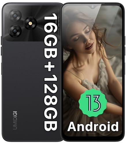 UMIDIGI Smartphone 16GB +128GB/1TB, 50MP Camere Telefono Cellulare, 5000mAh, 6,6 HD+Schermo Cellulari, Octa-Core Dual SIM Telefoni/Impronta | Viso | OTG | GPS